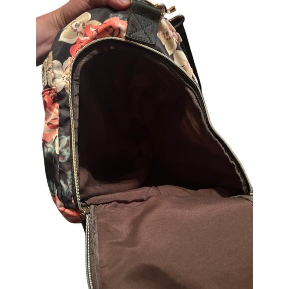 Weekender Bag Floral Duffle Overnight Bag Canvas Travel Carry On Waterproof - Picture 9 of 16